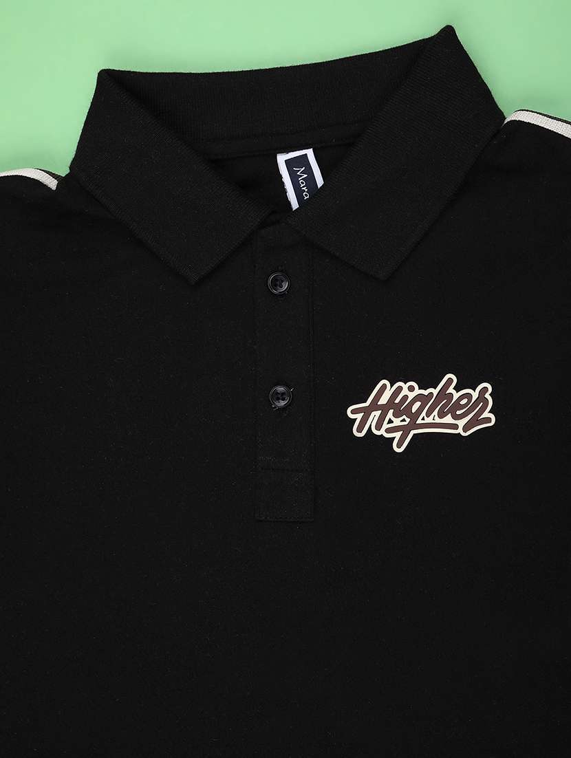 boys solid short sleeve polo t-shirt - 22176944 -  Standard Image - 2