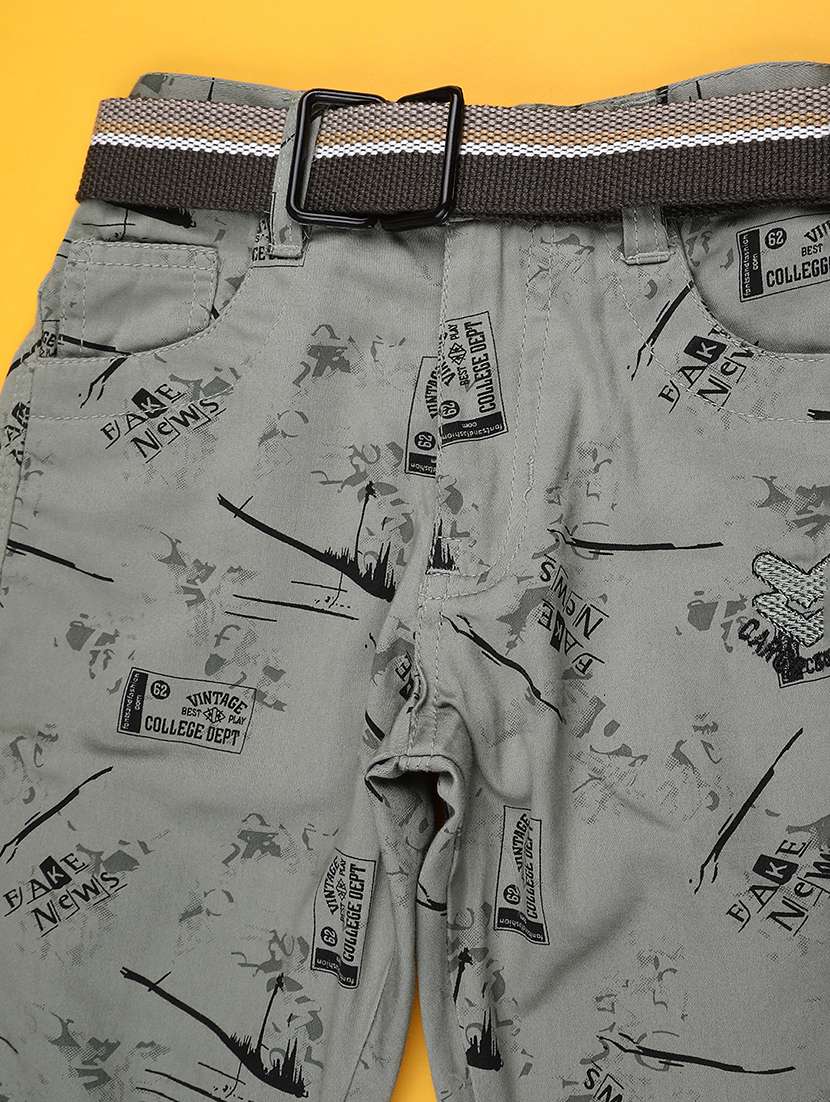 boys printed mid rise shorts - 22176957 -  Standard Image - 2