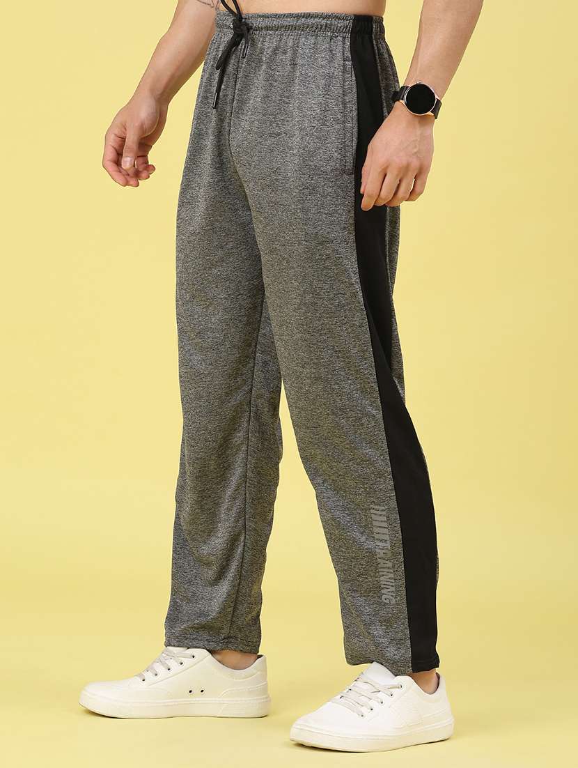 men side taped mid rise full length track pant - 22176991 -  Standard Image - 2