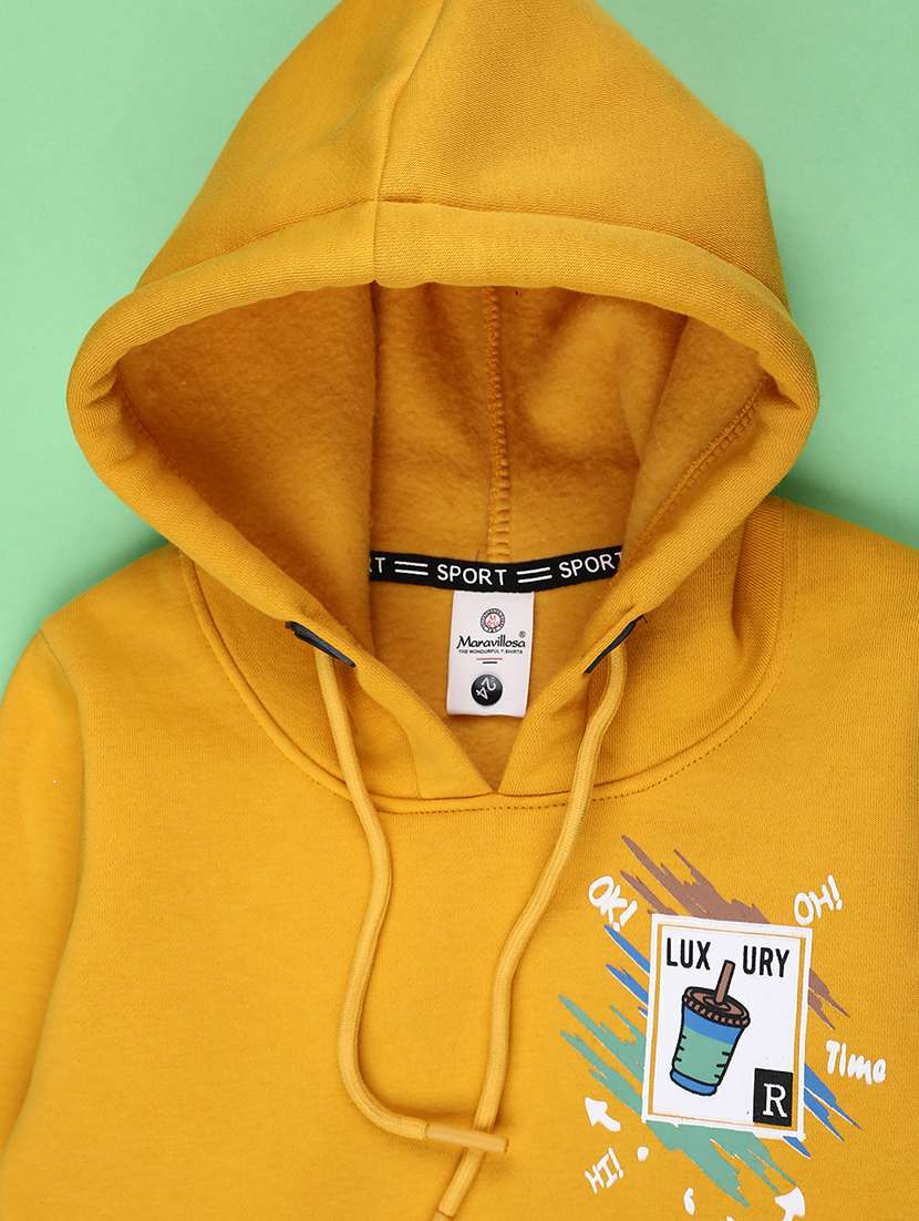 boys long sleeve hooded sweatshirt - 22177011 -  Standard Image - 2