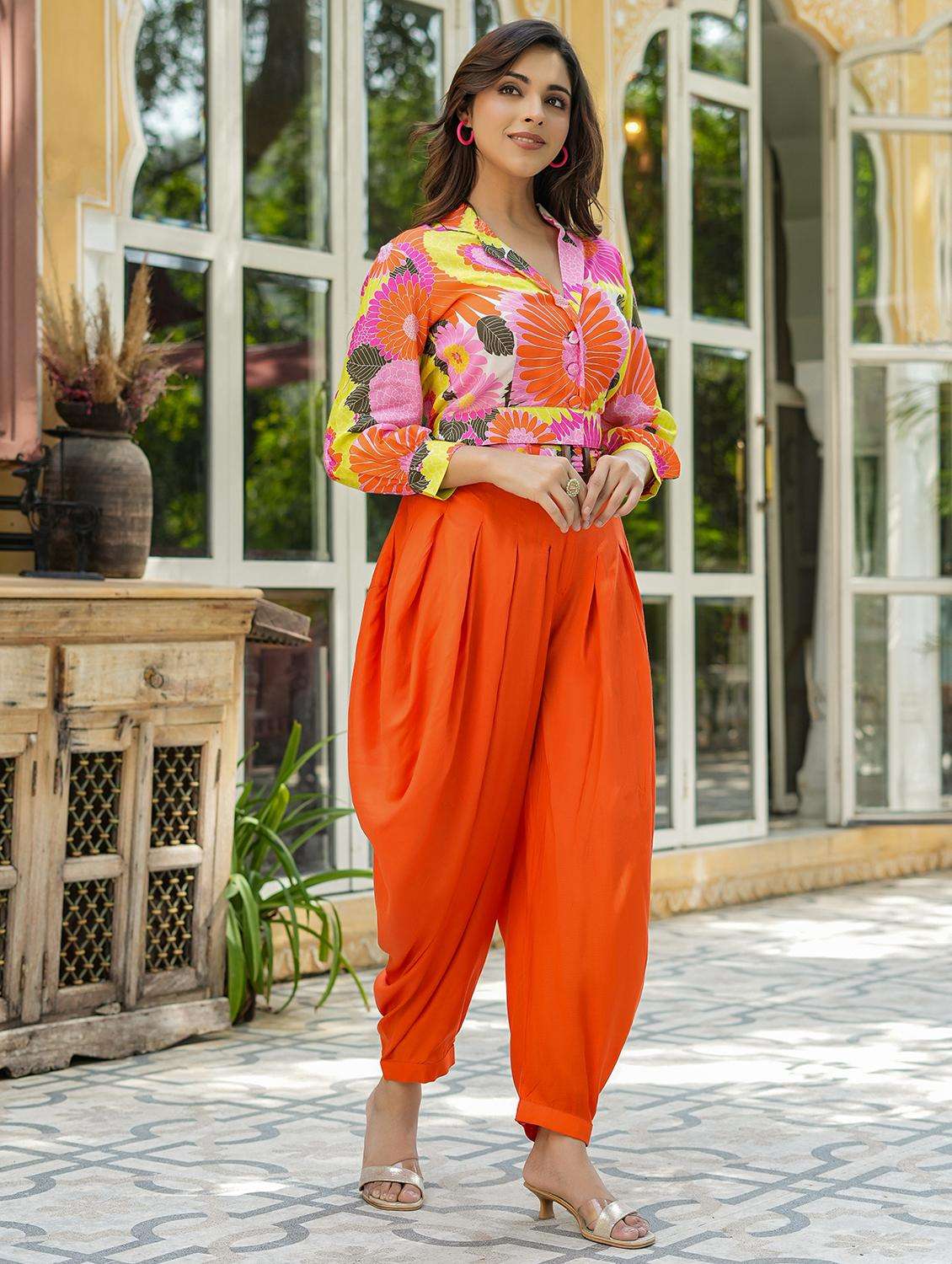 women printed long sleeve ethnic co-ord set - 22177092 -  Standard Image - 2