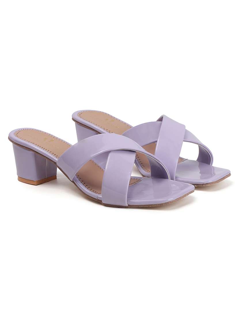 women lavender slip on slip on sandal - 22177102 -  Standard Image - 2