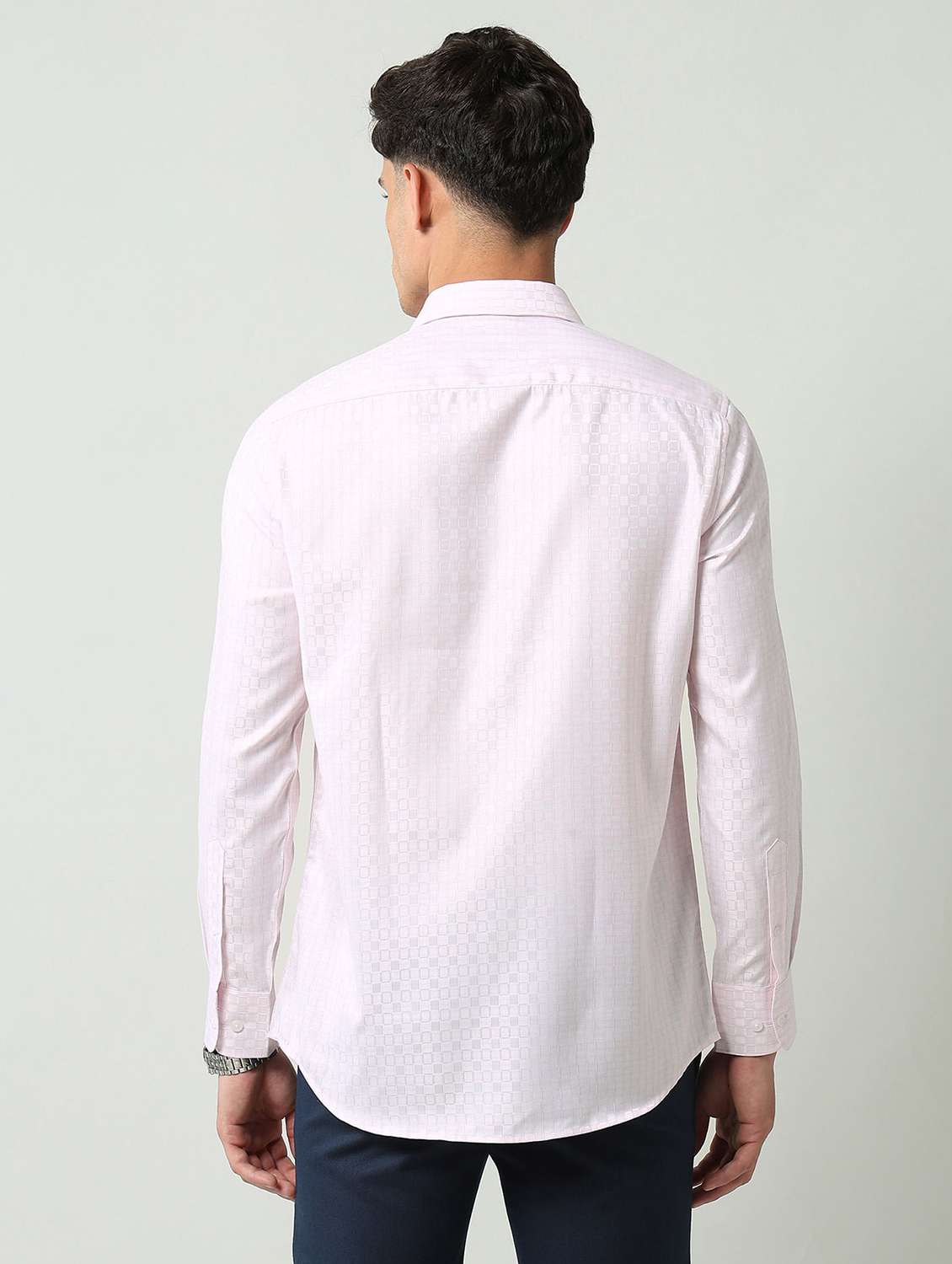 men collared long sleeve formal shirt - 22177110 -  Standard Image - 2