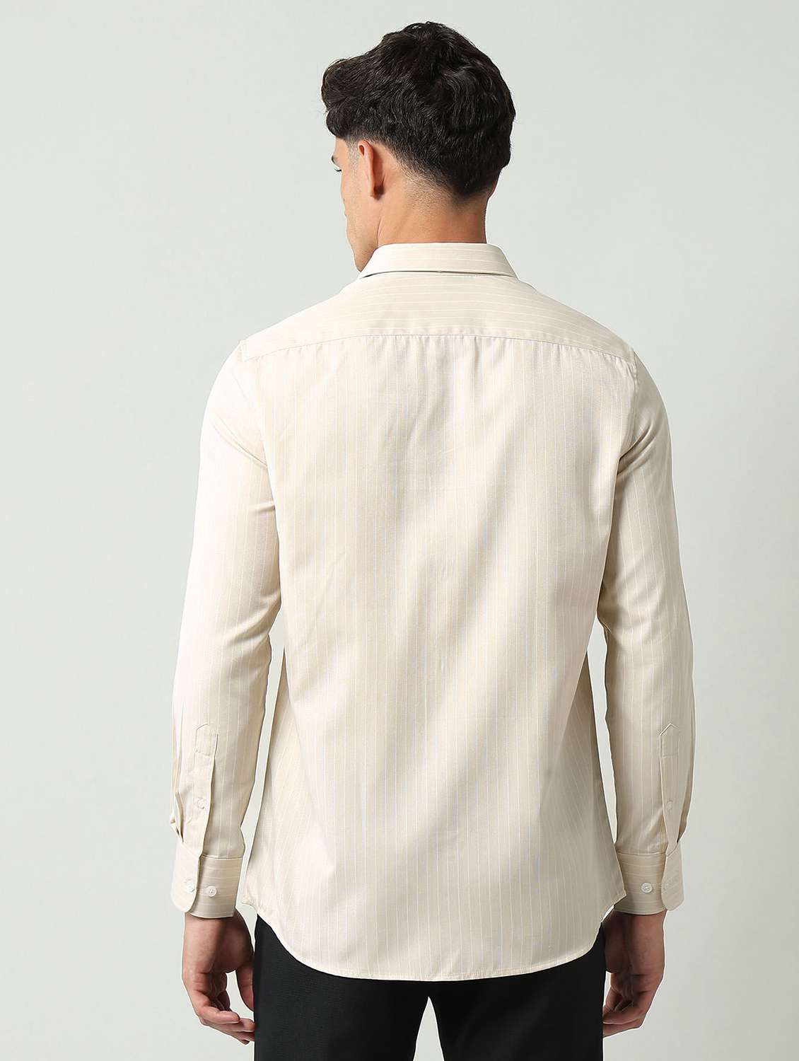 men collared long sleeve formal shirt - 22177111 -  Standard Image - 2