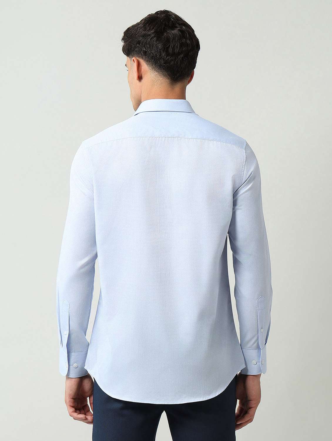 men collared long sleeve formal shirt - 22177112 -  Standard Image - 2