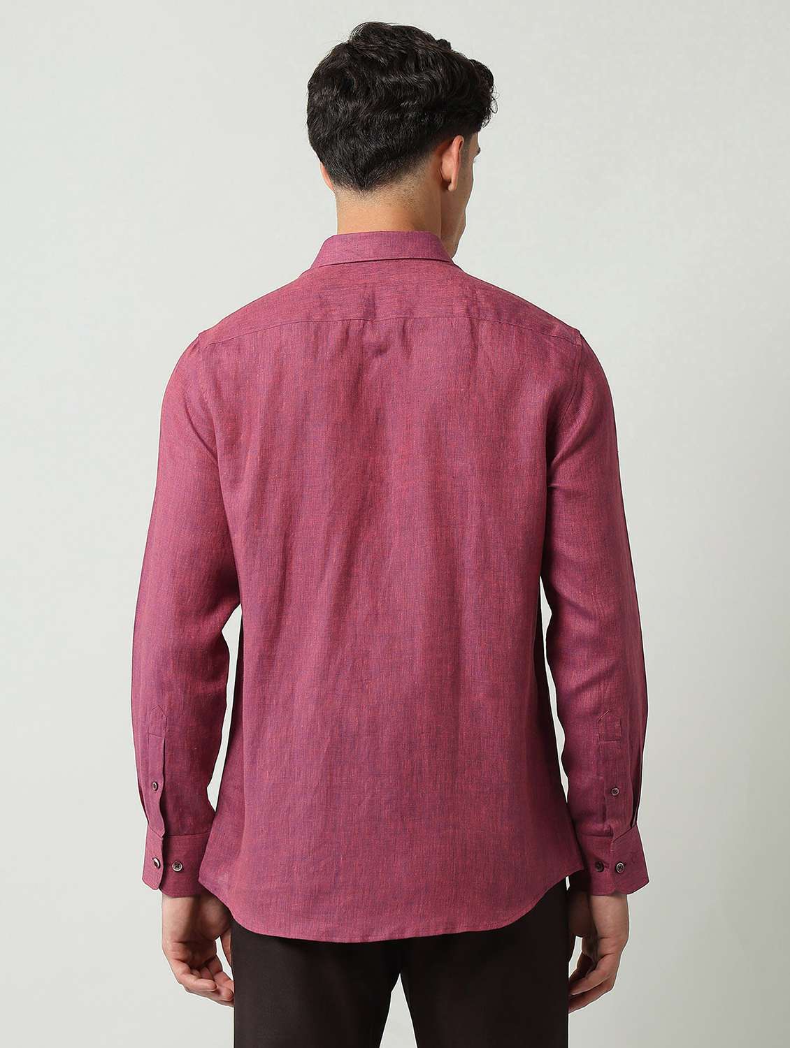 men collared long sleeve formal shirt - 22177118 -  Standard Image - 2