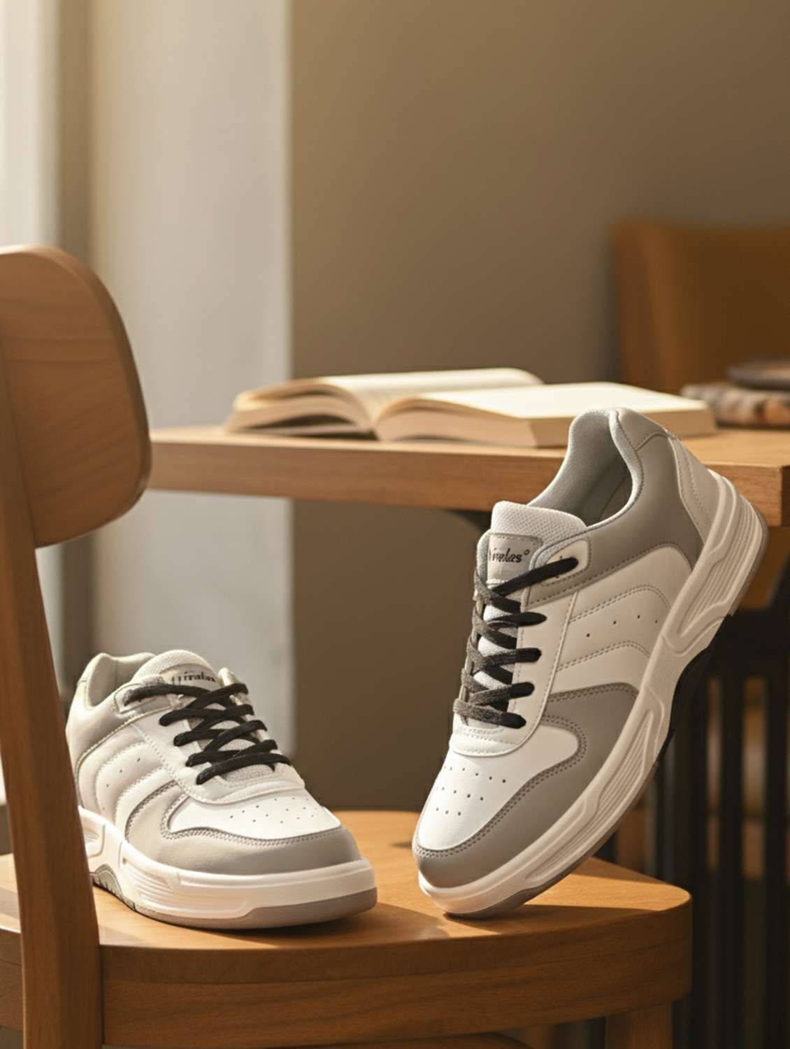 men grey lace up sneaker