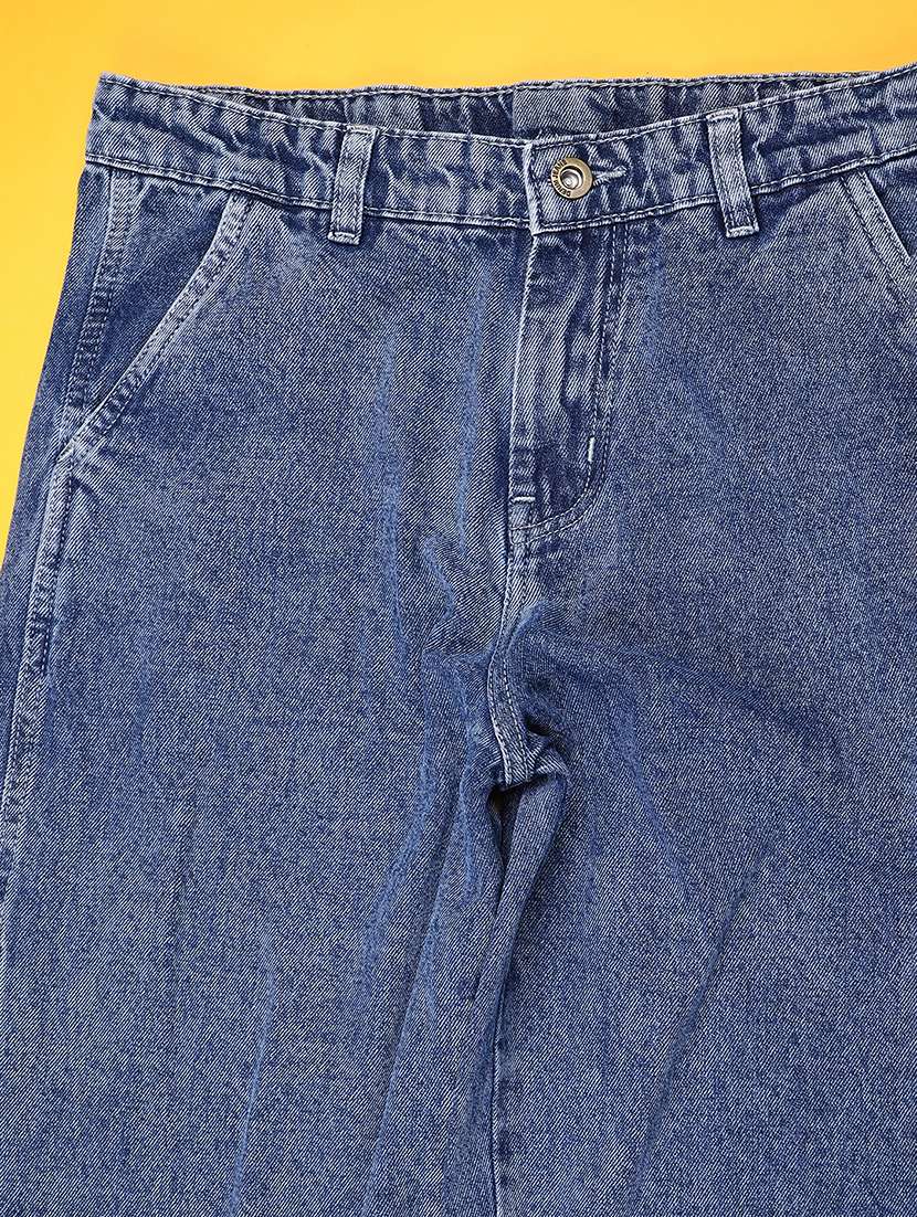 girls solid mid rise straight jean - 22177230 -  Standard Image - 2
