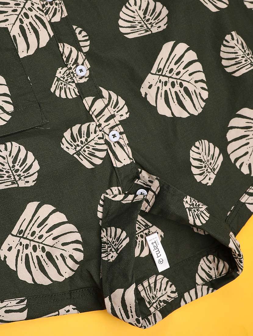 boys printed collared long sleeve shirt - 22177259 -  Standard Image - 2