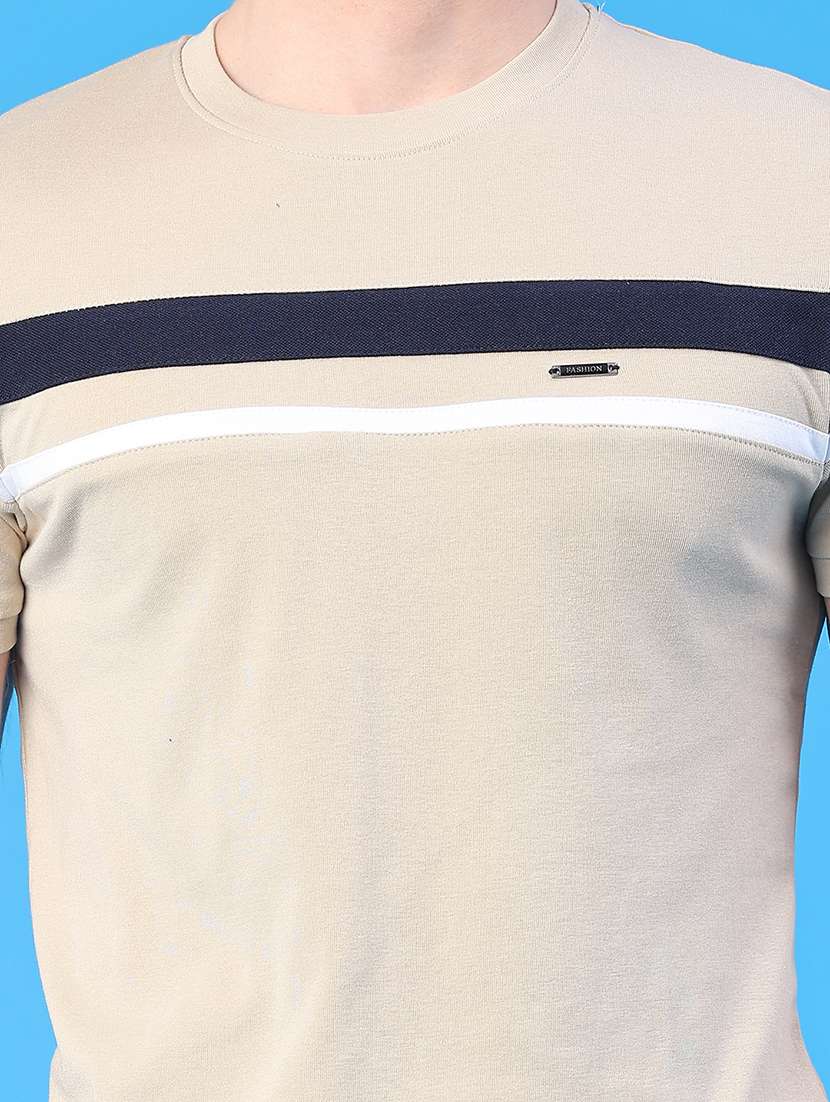 men striped short sleeve slim fit t-shirt - 22177349 -  Standard Image - 2