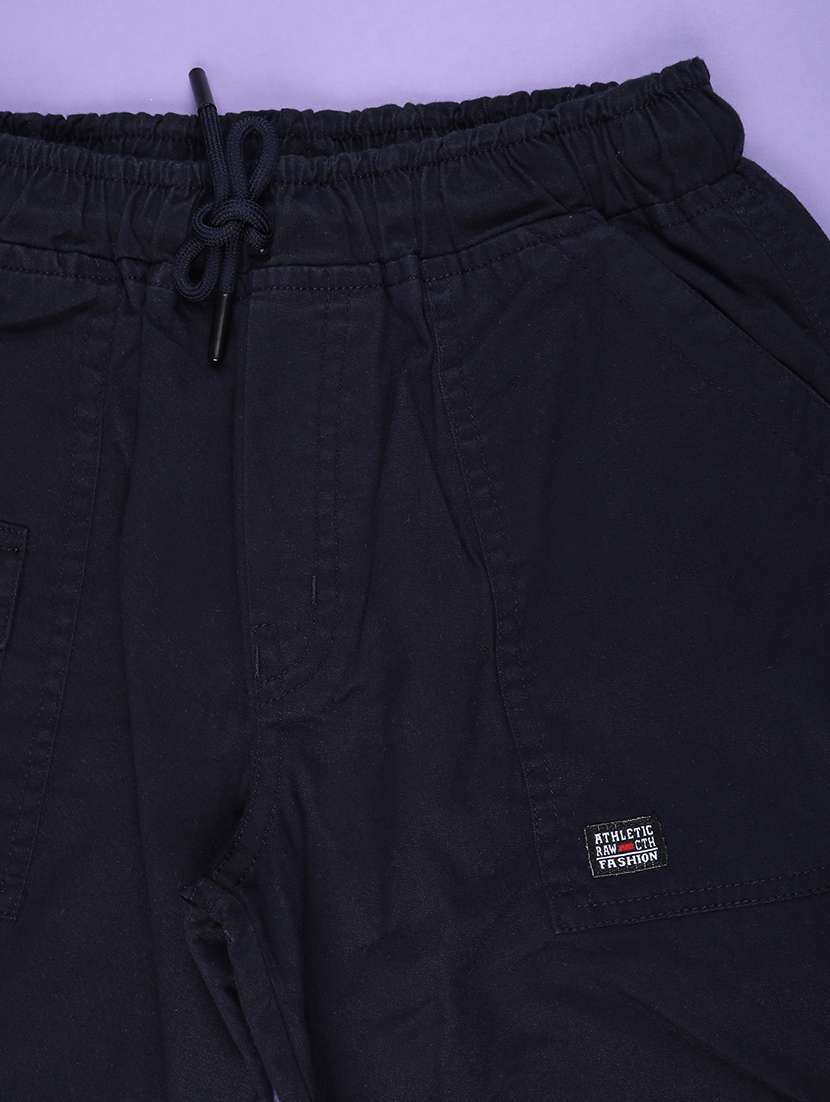 boys solid mid rise shorts - 22177522 -  Standard Image - 2