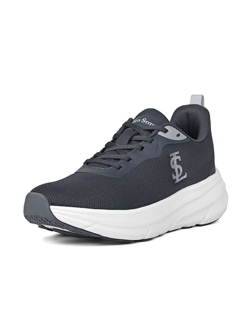 men grey lace up sneaker - 22177787 -  Standard Image - 2