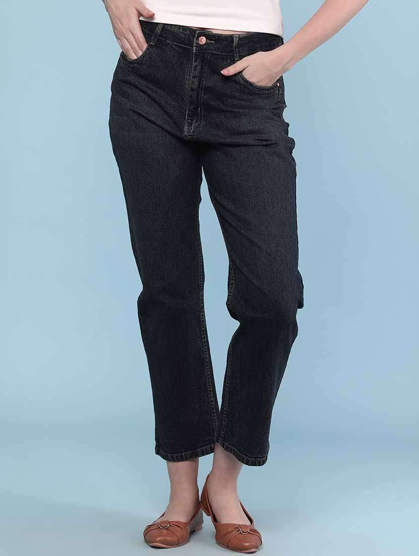 women plain mid rise slim fit jeans - 22177938 -  Standard Image - 2