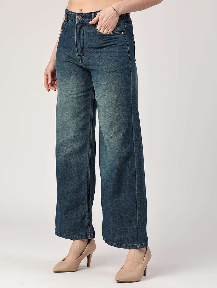 women solid mid rise jeans - 22178000 -  Standard Image - 2