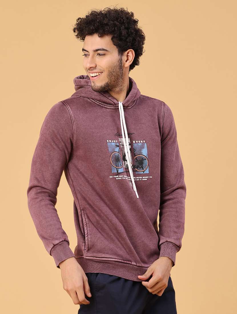 men printed long sleeve regular fit sweatshirt - 22178135 -  Standard Image - 2