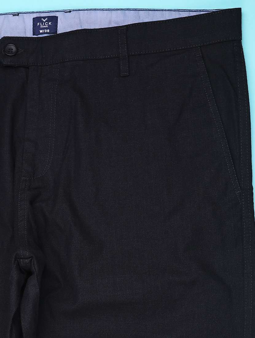 men solid mid rise casual chinos  - 22178237 -  Standard Image - 2