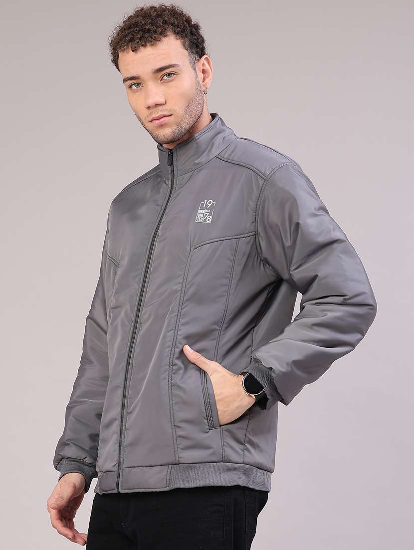 men solid long sleeve lightweight bomber jacket - 22178263 -  Standard Image - 2