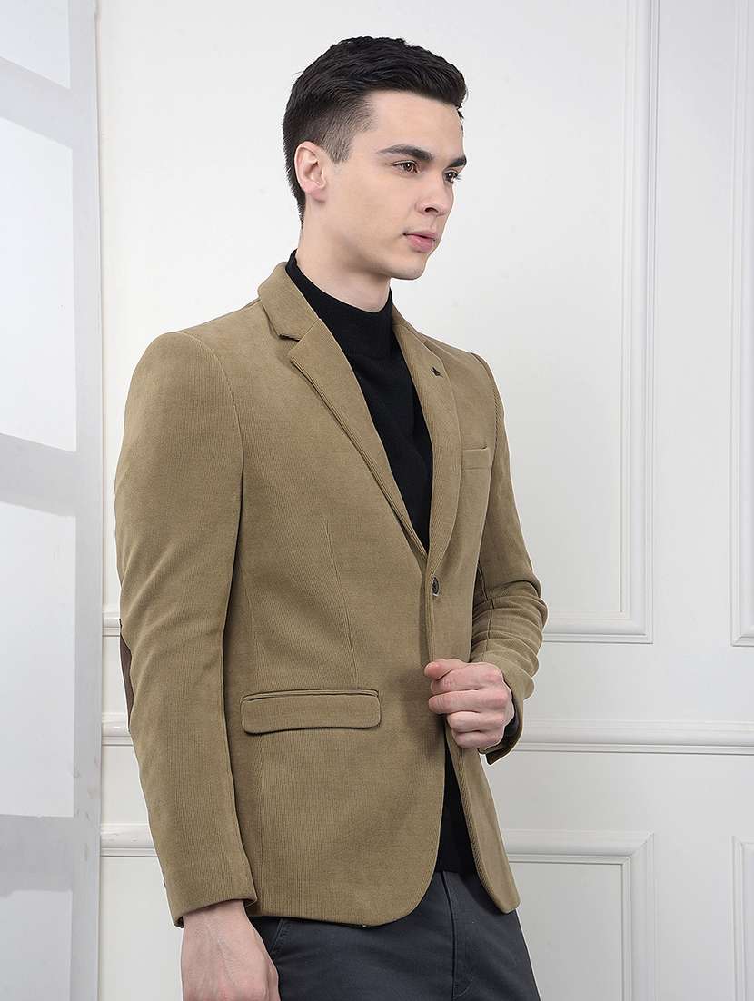 men solid long sleeve single breasted formal blazer - 22178289 -  Standard Image - 2