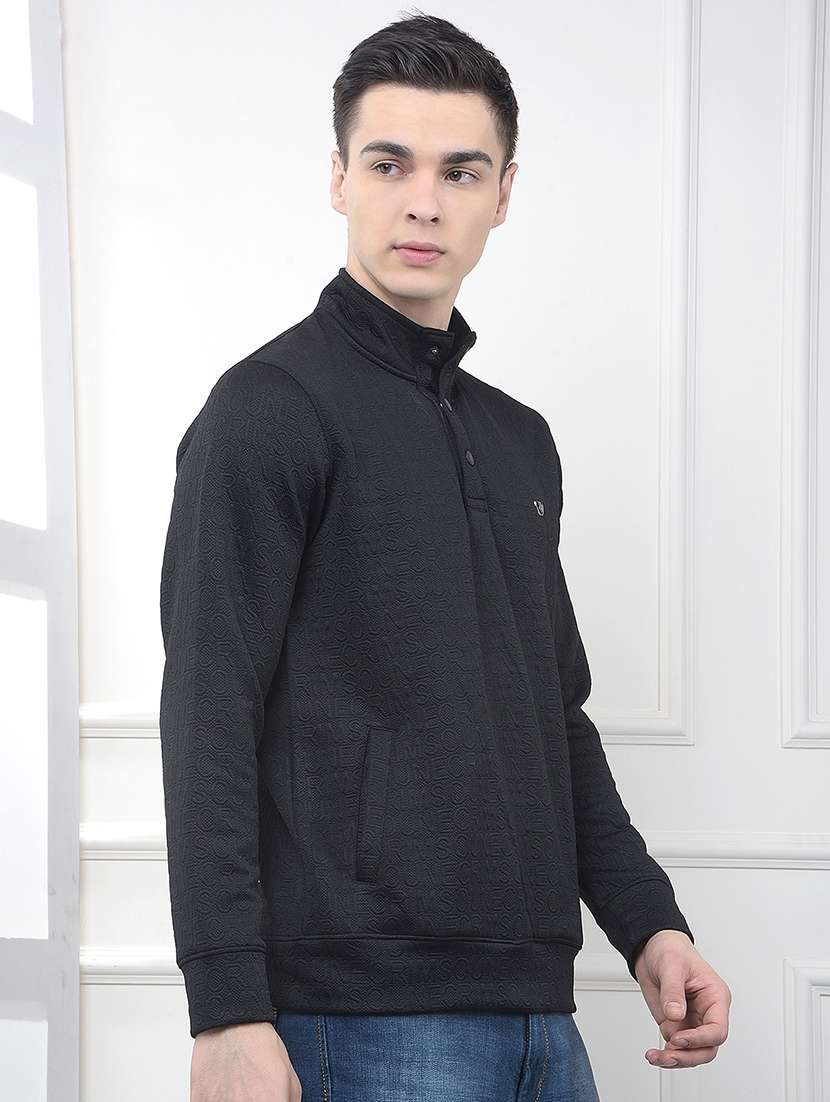 men typographic long sleeve regular fit sweatshirt - 22178309 -  Standard Image - 2