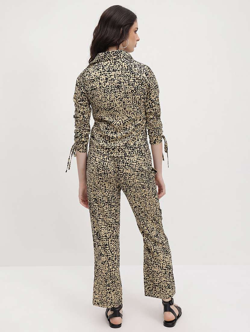 Women Animal Print Top And Trouser Co-ord Set - 22178436 -  Standard Image - 2