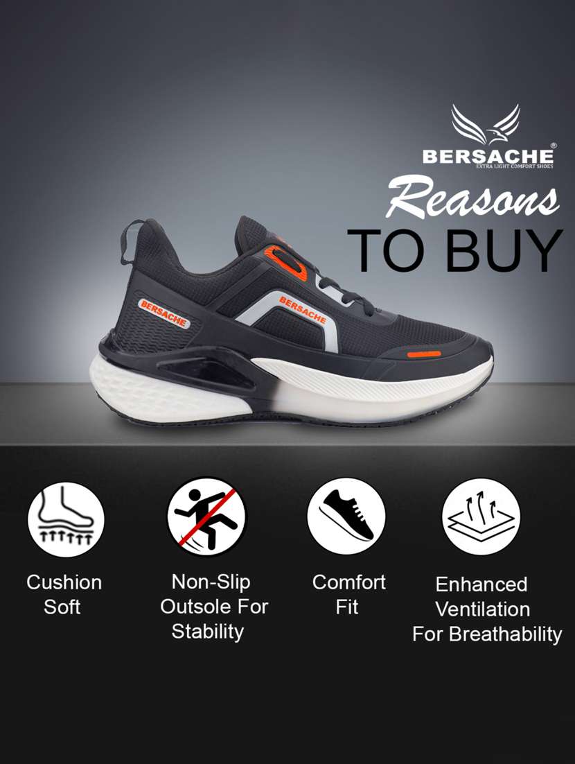 men black lace up sport shoe - 22178996 -  Standard Image - 2