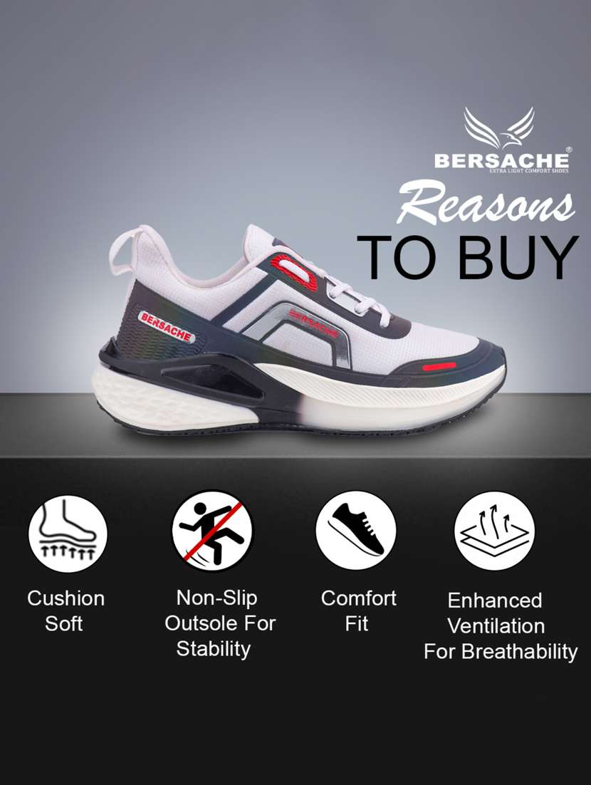 men white lace up sport shoe - 22178997 -  Standard Image - 2