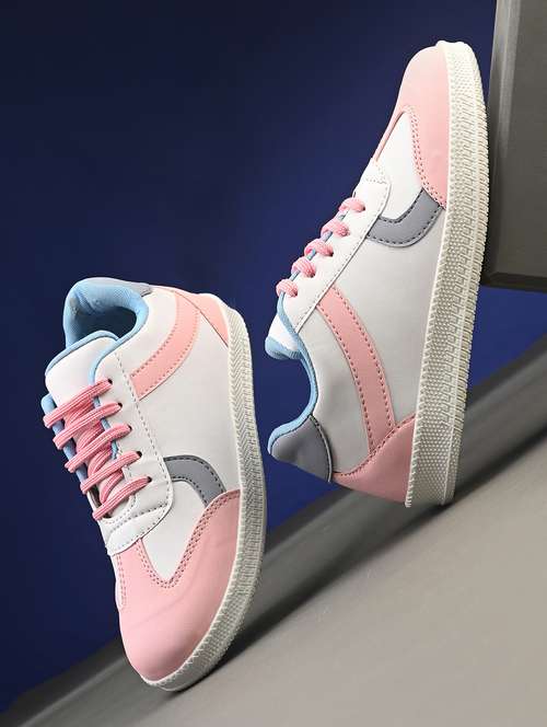 women white lace-up sneaker - 22179508 -  Standard Image - 0