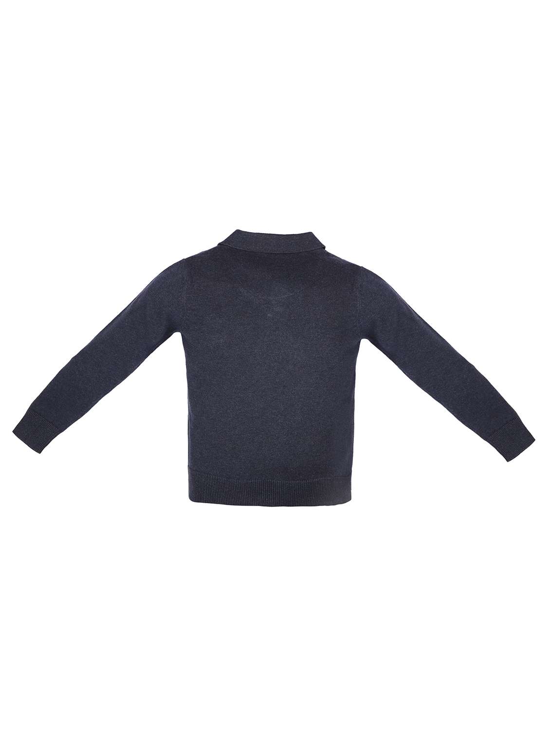 boys solid long sleeve collared sweater - 22179527 -  Standard Image - 2