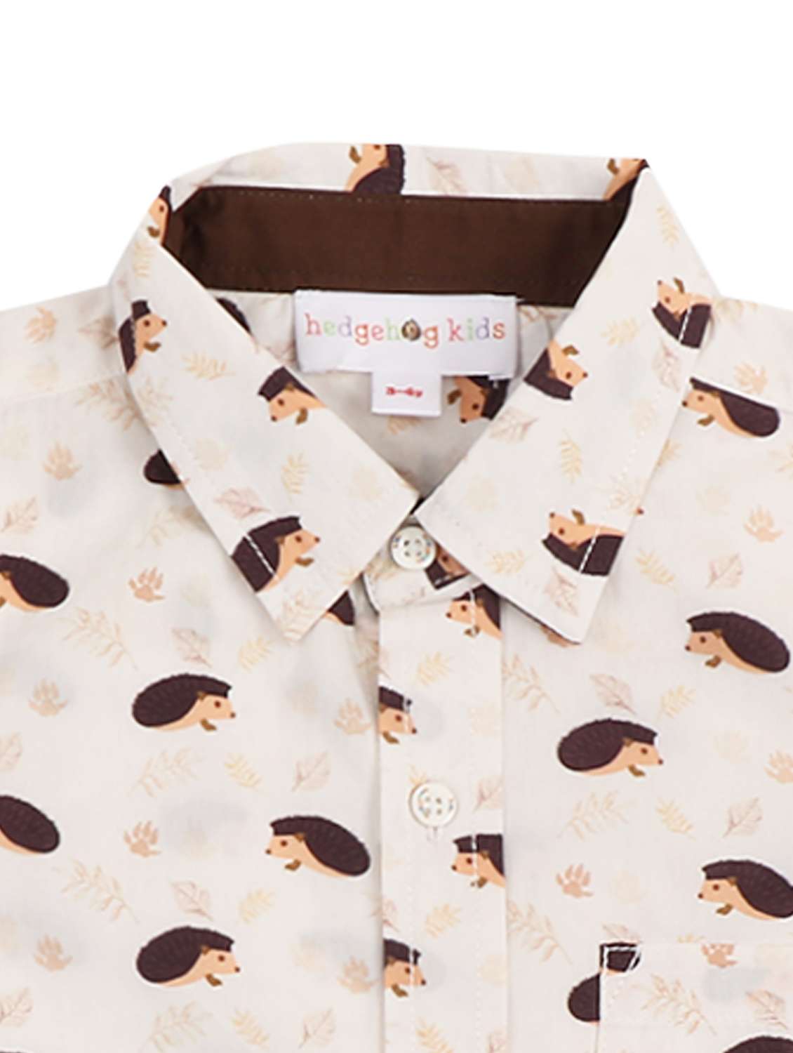 boys printed collared long sleeve shirt - 22179535 -  Standard Image - 2