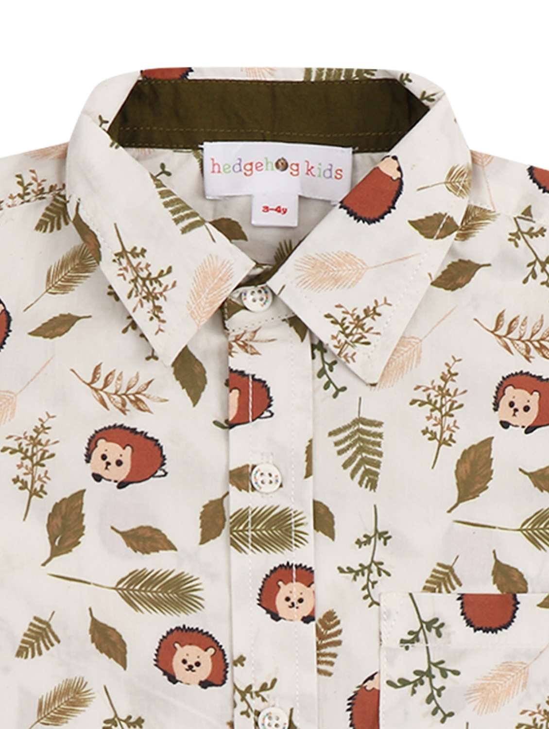 boys printed collared short sleeve shirt - 22179536 -  Standard Image - 2