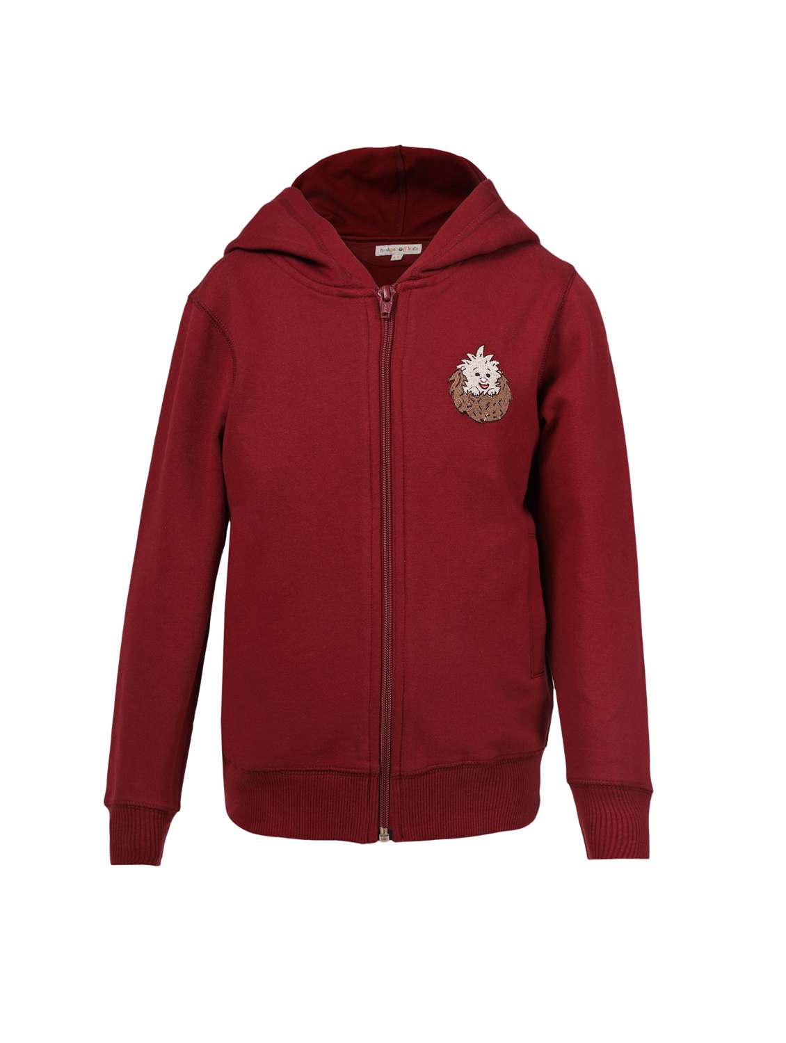 boys solid long sleeve hooded sweatshirt - 22179546 -  Standard Image - 2