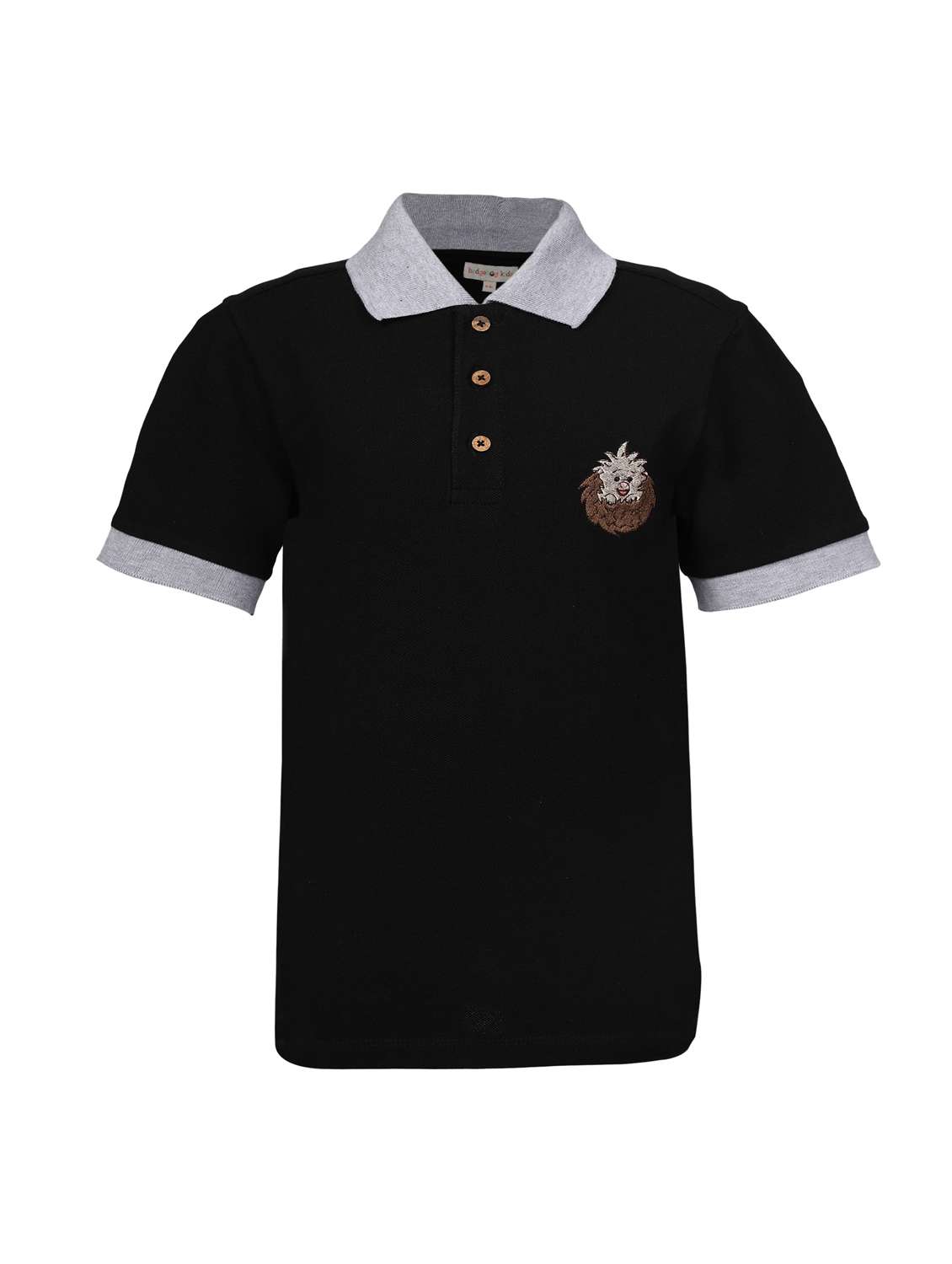 boys solid short sleeve polo t-shirt - 22179552 -  Standard Image - 2