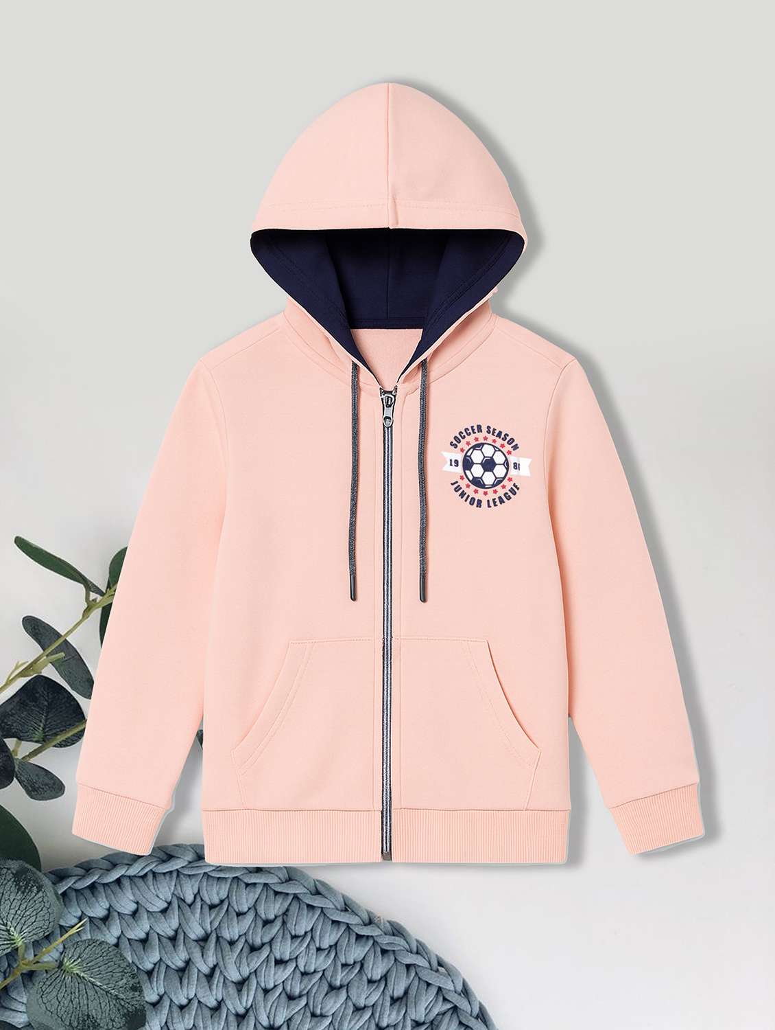 boys pack of 3 solid long sleeve hooded sweatshirt - 22179555 -  Standard Image - 2