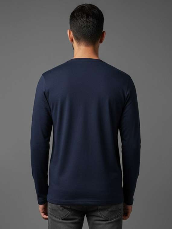 men color block long sleeve regular fit t-shirt - 22179652 -  Standard Image - 2