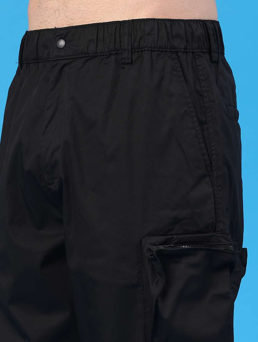 men solid mid rise regular fit cargo - 22179683 -  Standard Image - 2