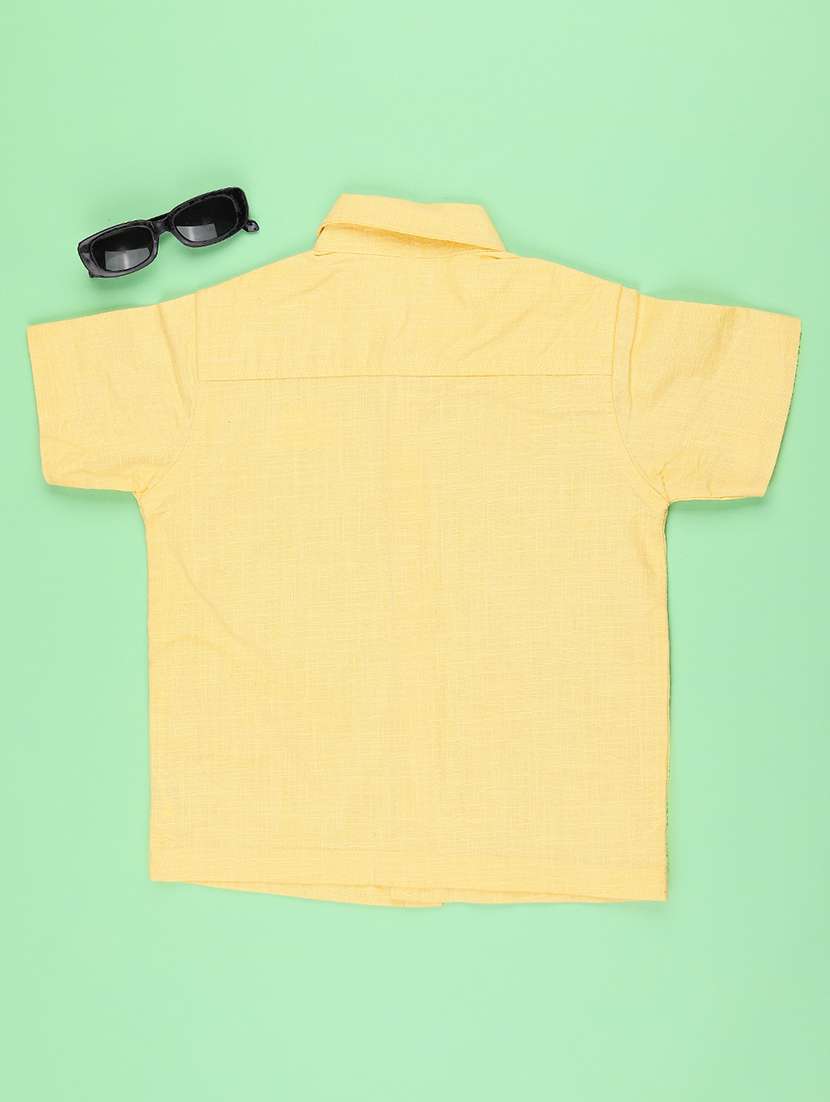 yellow cotton shirt - 22179731 -  Standard Image - 2