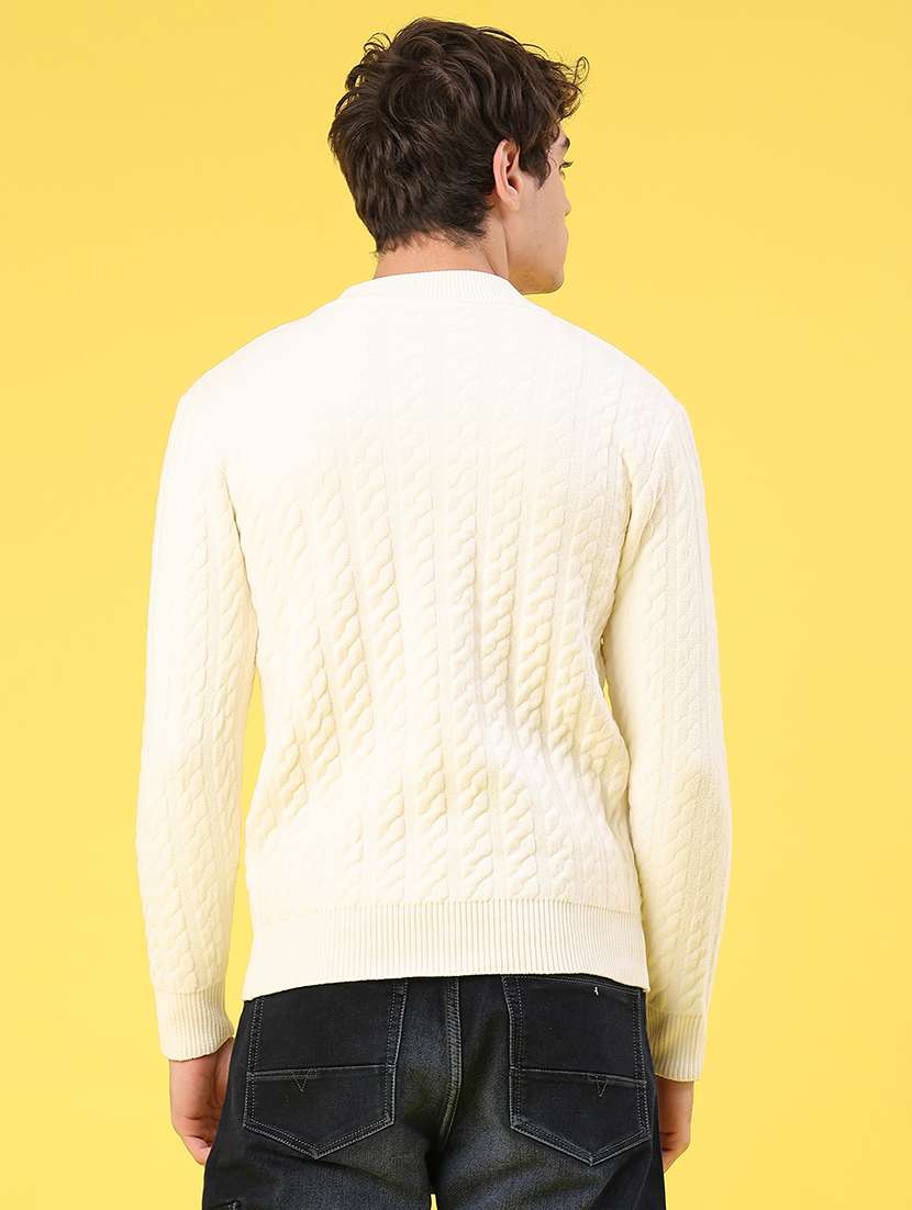 men self design long sleeve regular fit pullover  - 22179753 -  Standard Image - 2