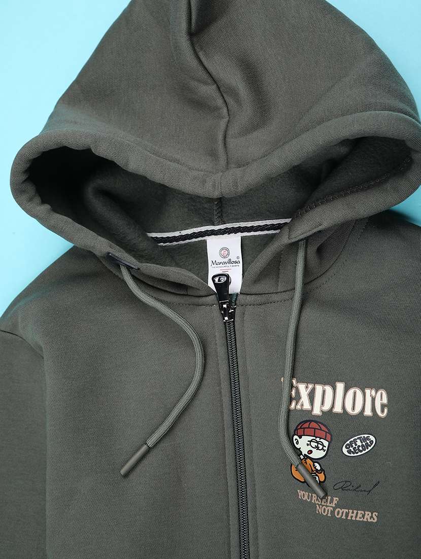 boys long sleeve hooded sweatshirt - 22179761 -  Standard Image - 2