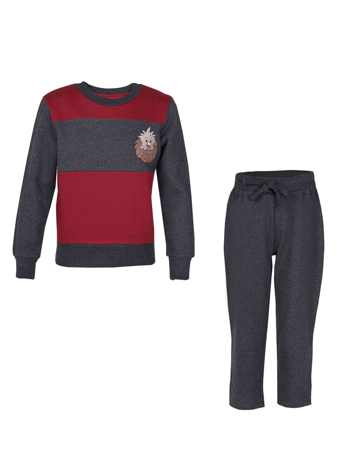 boys color blocked long sleeve full lenght set - 22179909 -  Standard Image - 2