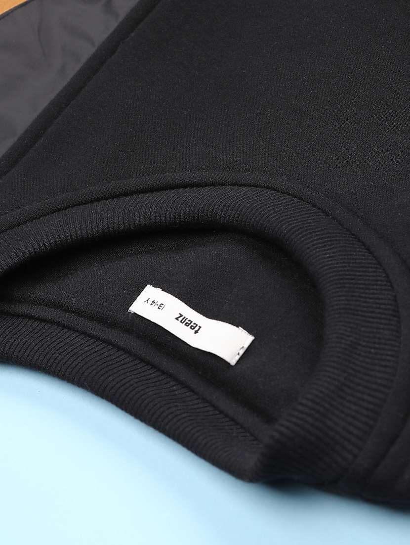 boys solid long sleeve sweatshirt - 22179912 -  Standard Image - 2