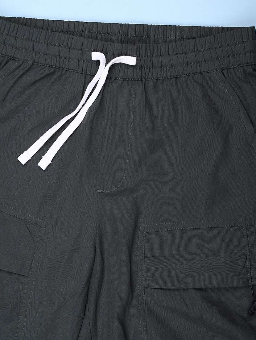 boys solid mid rise regular fit shorts  - 22179948 -  Standard Image - 2