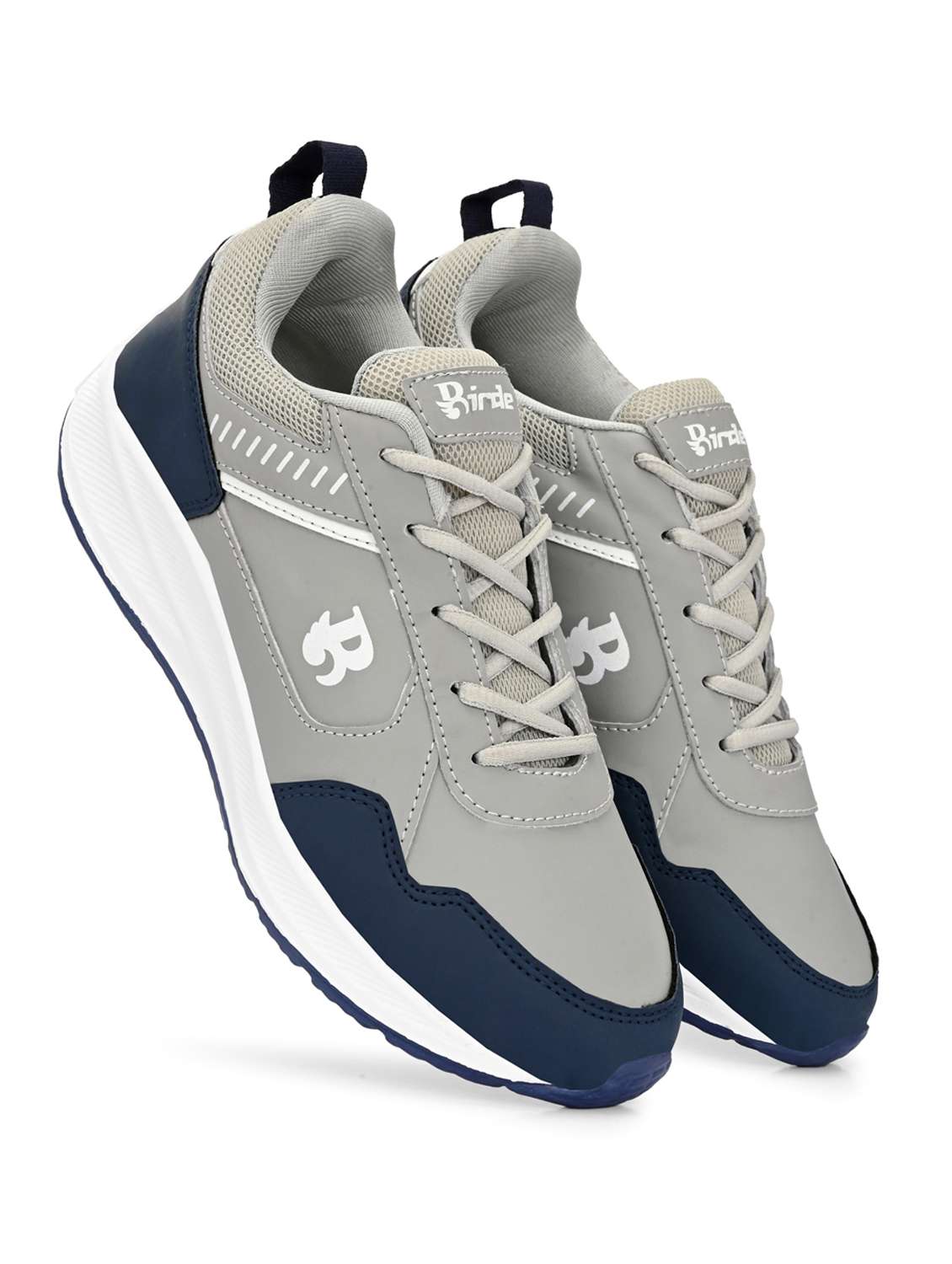 men grey lace up sport shoe - 22179975 -  Standard Image - 2