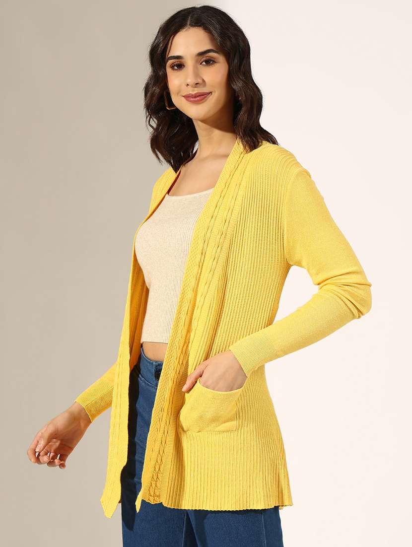 women self designed long sleeve regular shrug - 22180054 -  Standard Image - 2
