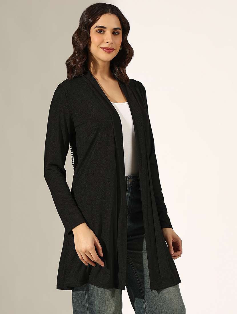women self designed long sleeve regular shrug - 22180057 -  Standard Image - 2