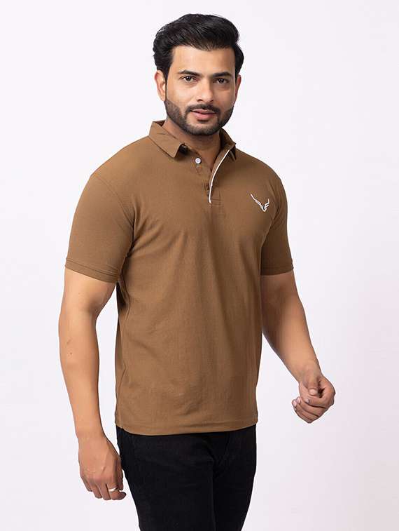 men pack of 3 solid short sleeve polo t-shirt - 22180248 -  Standard Image - 2