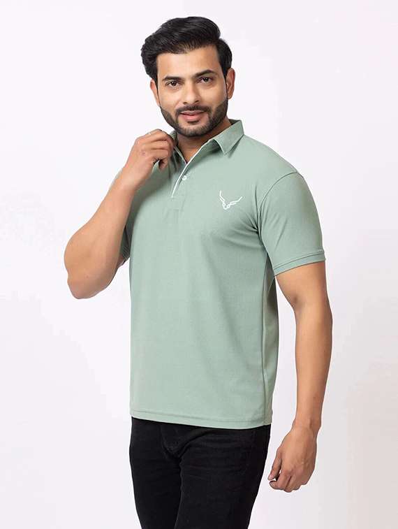 men pack of 3 solid short sleeve polo t-shirt - 22180252 -  Standard Image - 2