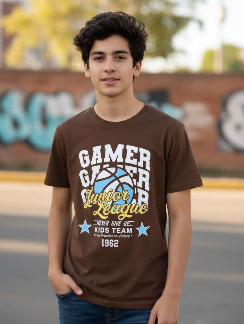 boys printed short sleeve t-shirt