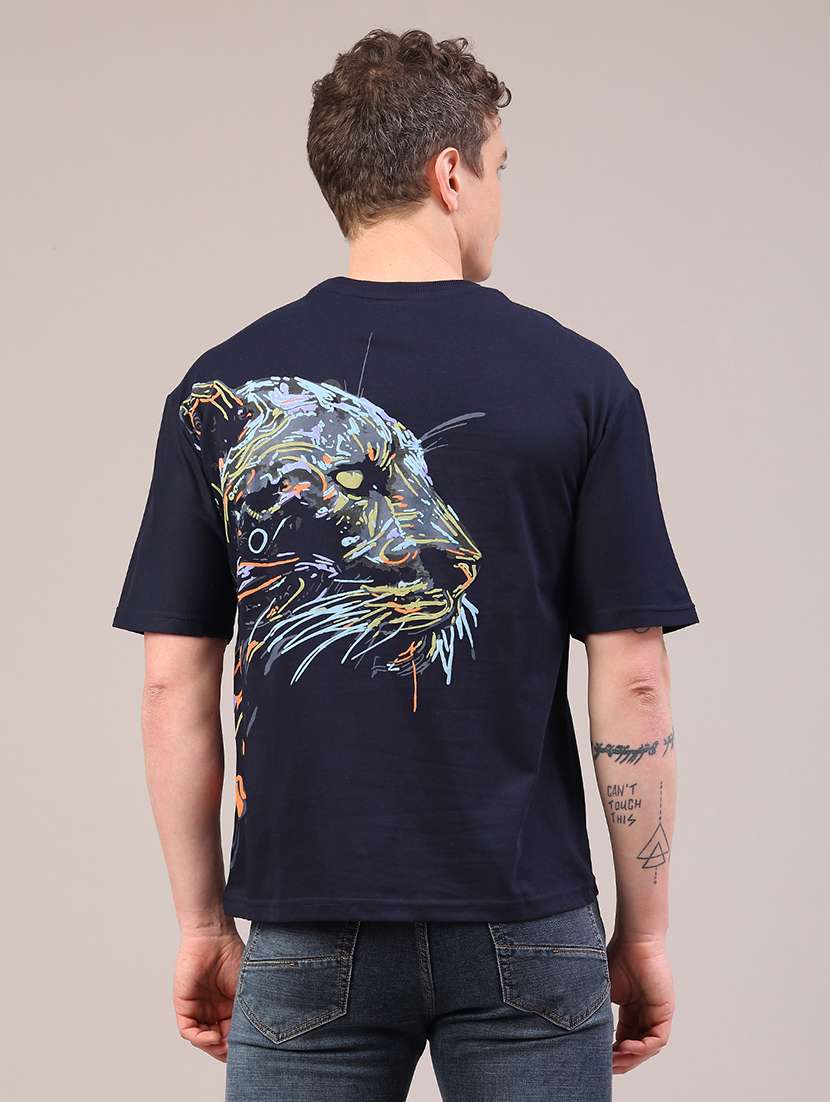 men printed short sleeve regular fit t-shirt - 22180511 -  Standard Image - 2