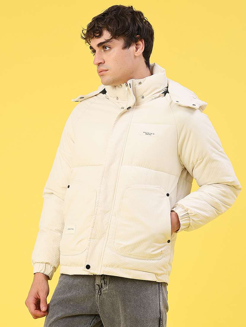 men solid long sleeve lightweight puffer jacket - 22180642 -  Standard Image - 2