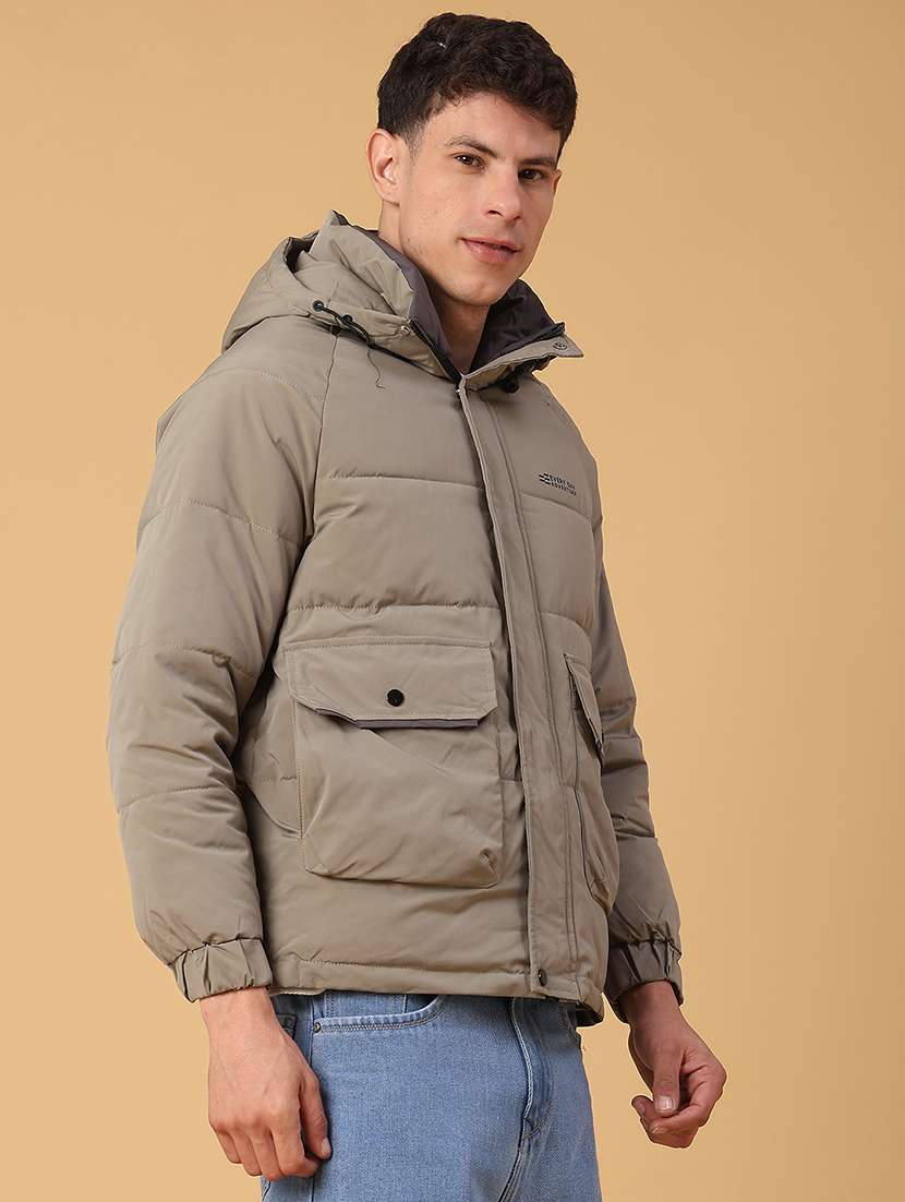 men solid long sleeve lightweight puffer jacket - 22180644 -  Standard Image - 2